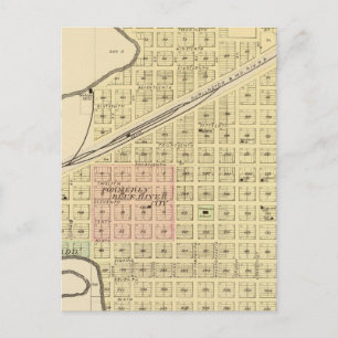 Kreta en Saline County, Nebraska Briefkaart