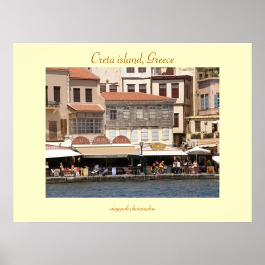 Kreta, Griekenland poster (Voorkant)
