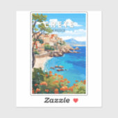 Kreta Griekenland Reizen Kunst Vintage Sticker (Vel)