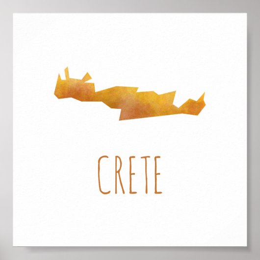 Kreta Poster (Voorkant)
