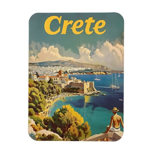Kreta Vintage Magneet (Verticaal)