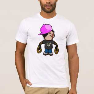 Kreukappeljongen in apenkostuum (robotische versie t-shirt