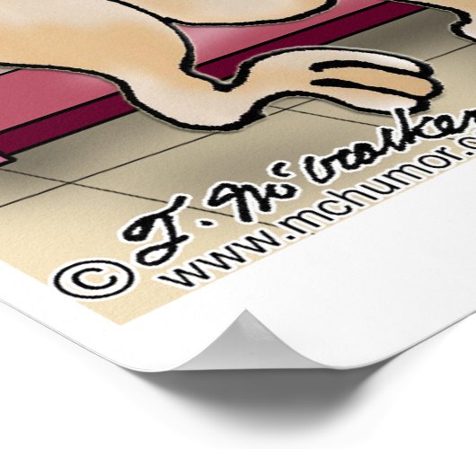 Kreukdog olie poster (Hoek)