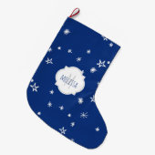 Kreukelstars Monogram kerststaart Grote Kerstsok (Voorkant (Hangend))