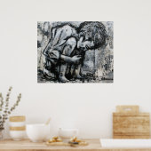 Kreuken uit uw tabel poster (Keuken)