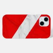 Kreukgekreukelde duikvlag Case-Mate iPhone case (Achterkant (horizontaal))