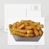Kreukgesneden friet briefkaart (Voorkant / Achterkant)