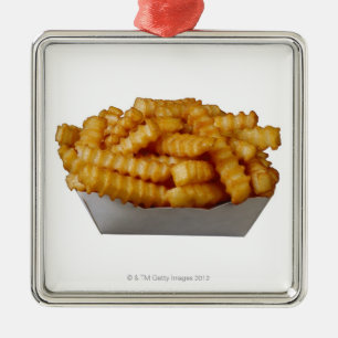 Kreukgesneden friet metalen ornament