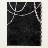 Kreukgewalst loopgraaf Glam Jewelry Planner BW (Achterkant)
