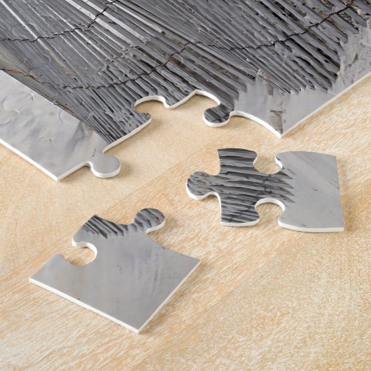 Kreukhek en zandduin op het strand legpuzzel (Zijkant)