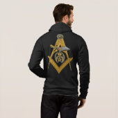 Kreukstoffen Hoodie (Achterkant volledig)