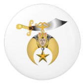 Kreukstoffen Keramische Knop (Voorkant)