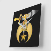 Kreukstoffen Vierkante Klok (Hoek)