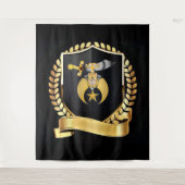 Kreukstoffen Wandkleed (Voorkant)