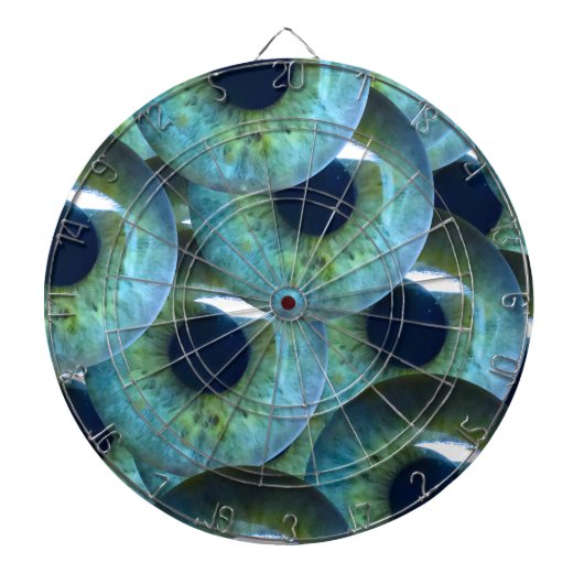 kreupele oogballen dartbord (Voorkant)