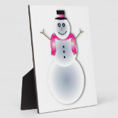 kreupele sneeuwpop fotoplaat (Zijkant)