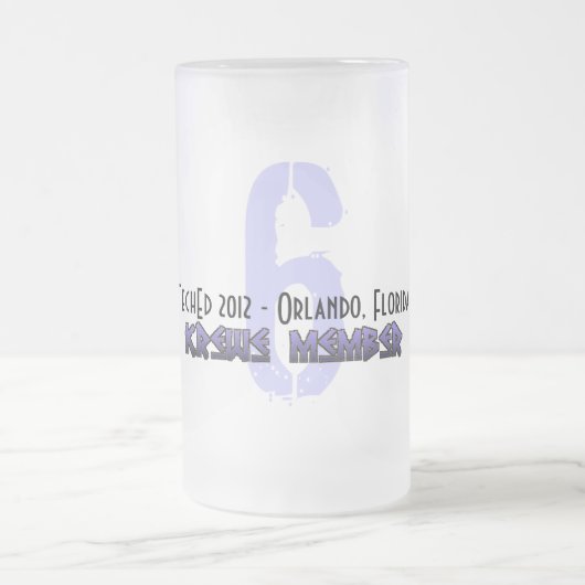 Krewe officiel TechEd 2012 "6" tasse de bière (Centre)