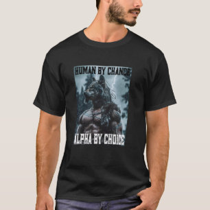 Kriebelen Viking Alpha Wolf Kriebels Grappig Krieb T-shirt
