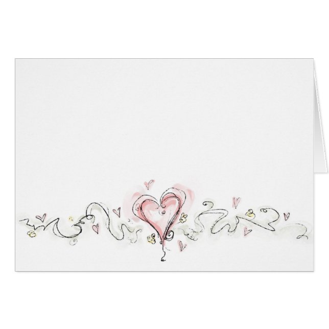 Kriebels Roze Hart (Voorkant Horizontaal)