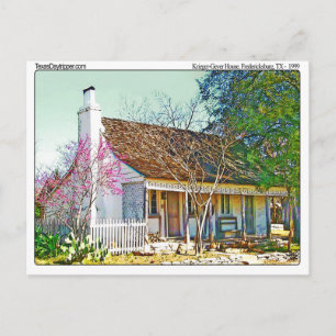 Krieger Geyer Home, Fredericksburg, TX Briefkaart