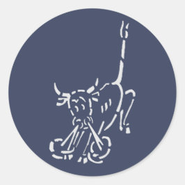 Kriegsmarine 7th U-boot Flotilla Emblem Ronde Sticker