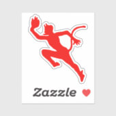 Kriegsmarine U-552 Embleem - The Red Devil Classi Sticker (Vel)