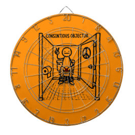 Kriegsverweigerer Dartbord