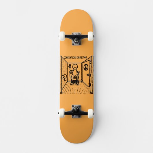 Kriegsverweigerer Skateboard (Voorkant)