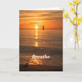 Krijg ademen goed Kaart (Gele Bloem)