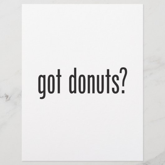 krijg donuts flyer (Voorkant)