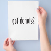 krijg donuts flyer (Hand)