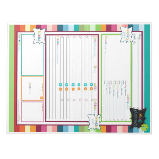 Krijg Georganiseerd met een notitieblok van de blo