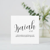 Krijg goed Bijbelvers | Jesaja 41 | Sterkte Kaart (Staand voorkant)