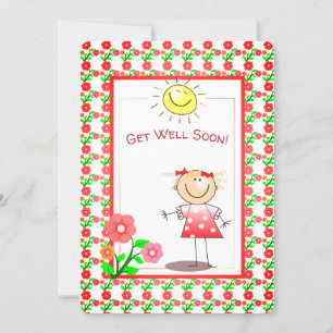 Krijg goed Binnenkort Schattige Meisje en Sunshine