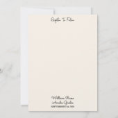 Krijg Groene Boho Leaf Desert Cactussen Succulent  Kaart (Achterkant)