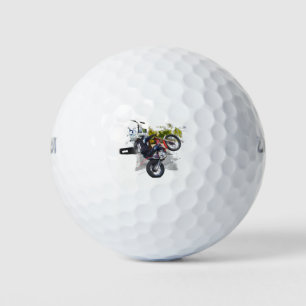 Krijg je gas - Motocross stuntrijder Golfballen