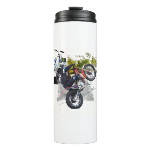 Krijg je gas - Motocross stuntrijder Thermosbeker