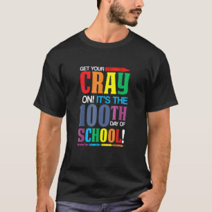 Krijg Je Krijt Aan Gelukkige 100 Dagen School Lera T-shirt