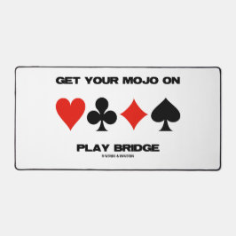 Krijg je Mojo op Play Bridge Vier Kaart pakken Bureaumat