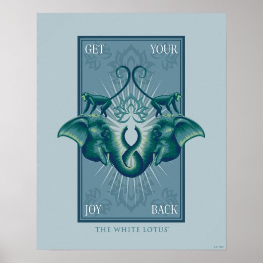 Krijg je vreugde terug - De Witte Lotus Poster (Voorkant)