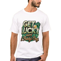 Krijg Lucky St. Paddy's Day: Shamrock met gouden m