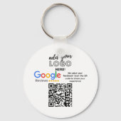 KRIJG MEER GOOGLE-REVIEWEN MET QR-CODEOPROEPEN OM  SLEUTELHANGER (Voorkant)