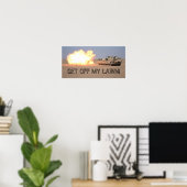 KRIJG MIJN LAGEN UIT! POSTER (Thuiskantoor)