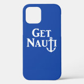 "KRIJG NAUTI" — Nautical Hoesje-Mate iPhone Case (Achterkant)