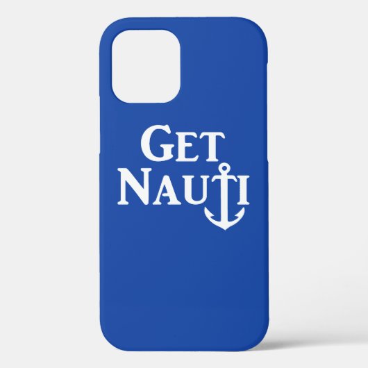 "KRIJG NAUTI" — Nautical Hoesje-Mate iPhone Case (Achterkant)