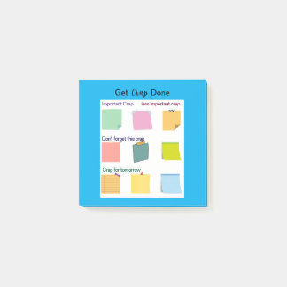 Krijg onzin gedaan Kleurrijke Sticky Notes