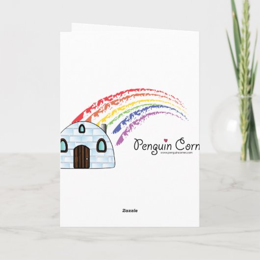 Krijg snel ballonnen in het hart van een kaart (Achterkant)