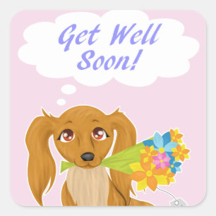 Krijg snel een goede reputatie vierkante sticker