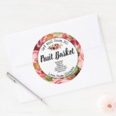 Krijg snel goed Fruit Basket Label (Envelop)