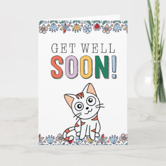 Krijg snel Kaart met Schattigee kat